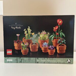 NEW LEGO Icons Botanicals Tiny Plants Artificial, Fake Indoor Building Set 10329